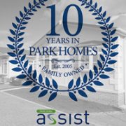 Park Home Assist 10 years badge